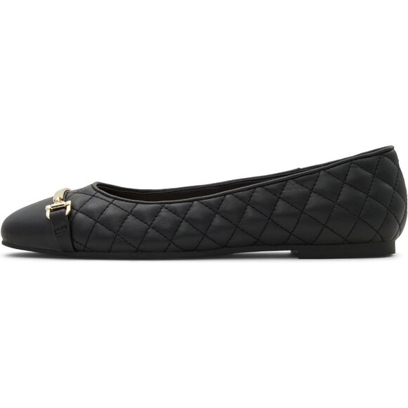 🆕Women Black Synthetic Ballet Flat Leanne Comfortable Slip On Dress Shoes - Picture 1 of 8
